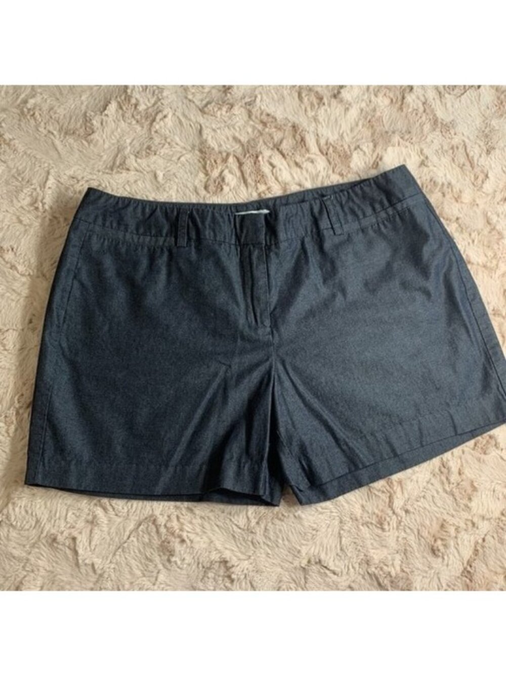 New York & Co. Shorts Womens Size 10 Navy Blue Lightweight Back Pocket POLISHED!